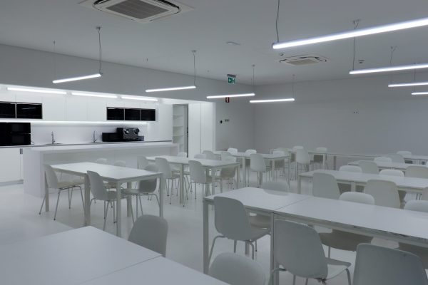 Minimalist design cafeteria