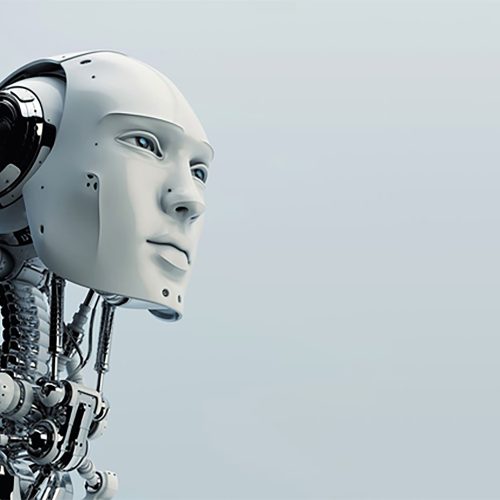 AI Artificial Intelligence face