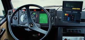 Prometheurs Project's Mercedes van interior full of sensors and screens