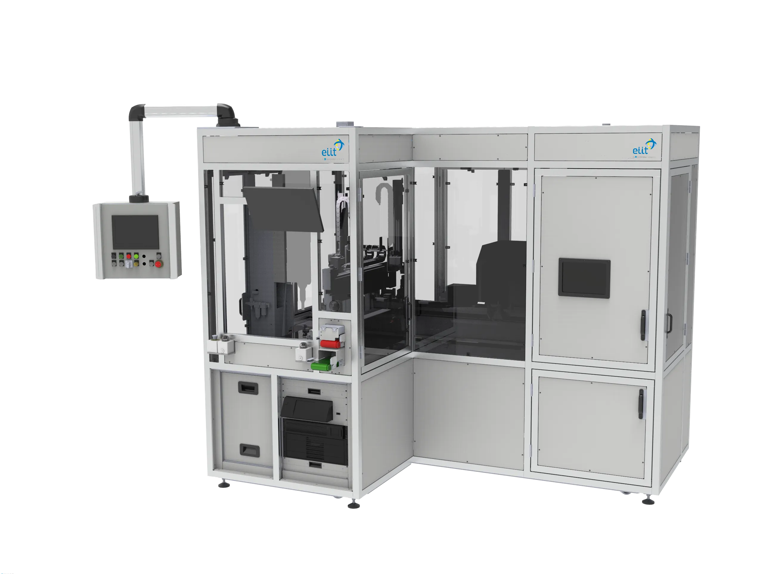 Station for Logo Projection and Welding