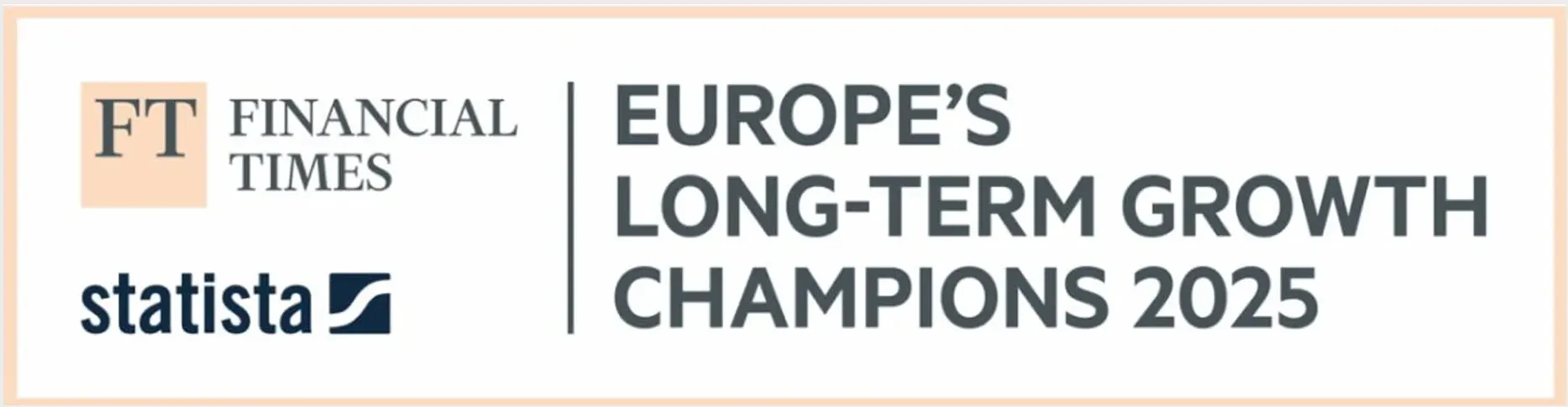 Financial Times Europe's Long Term Growth Champions 2025