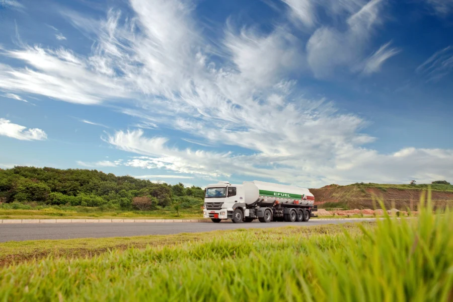eFuel transport truck